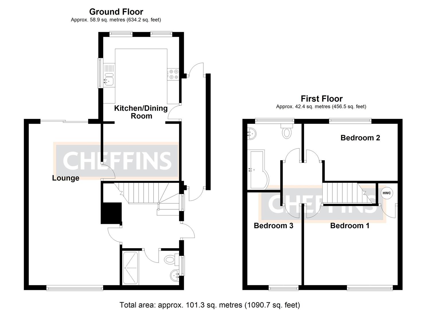 7, Stewards Close, Sutton floorplan
