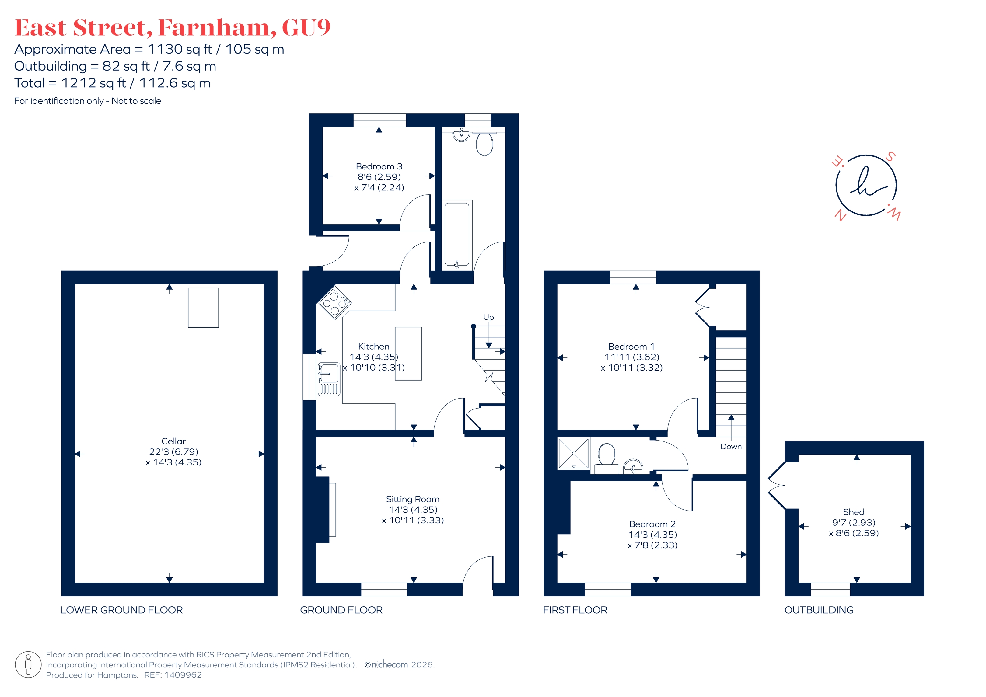 58, East Street, Farnham floorplan