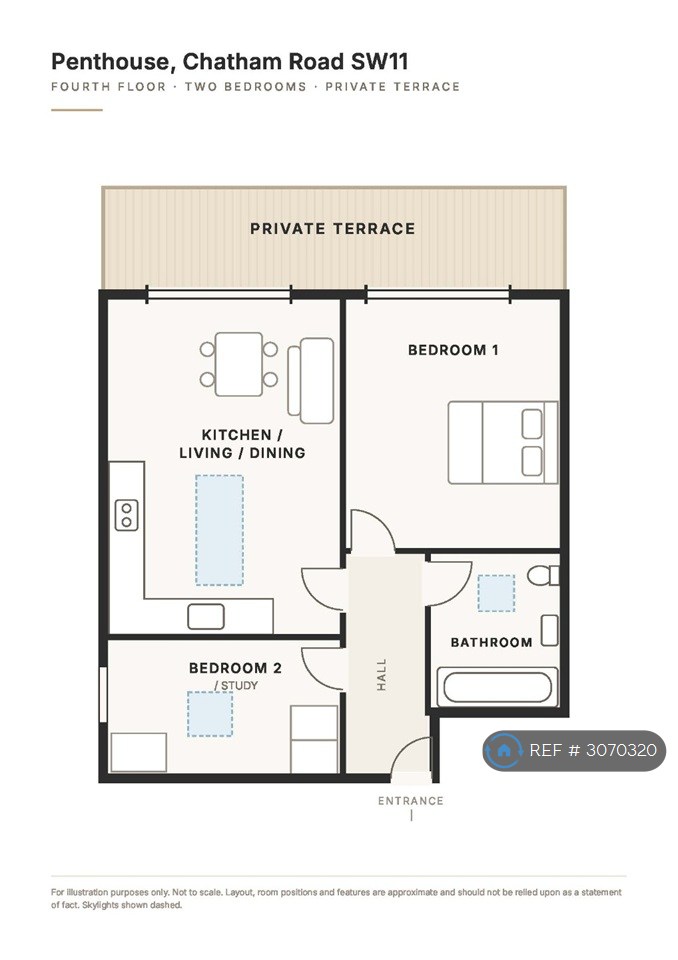 Cube Apartments, Chatham Road, London floorplan