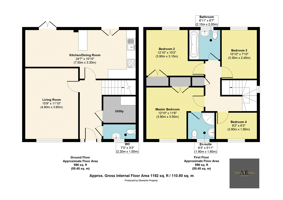 6 Wester Suttieslea Path, Newtongrange floorplan