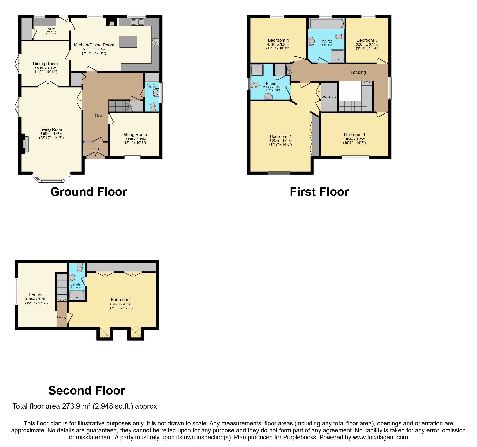 3, Primrose Lane, Ebbw Vale floorplan