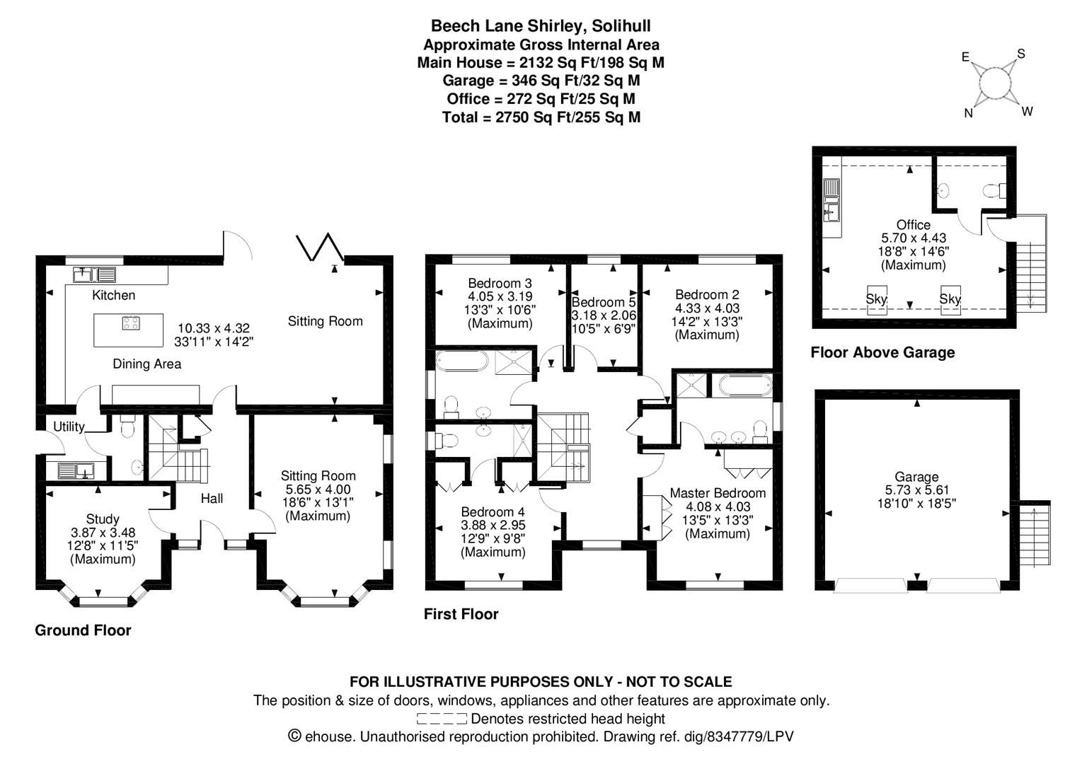 5 Bedrooms Detached house for sale in Beech Lane, Dickens Heath, Solihull B90