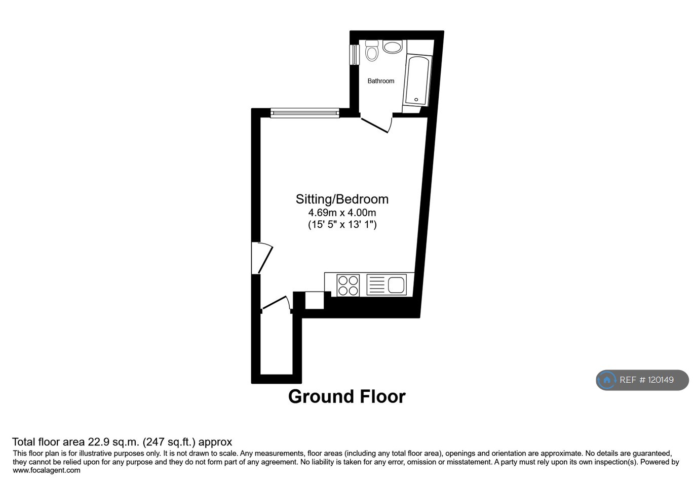 Flat, A Church Lane, Tonbridge floorplan
