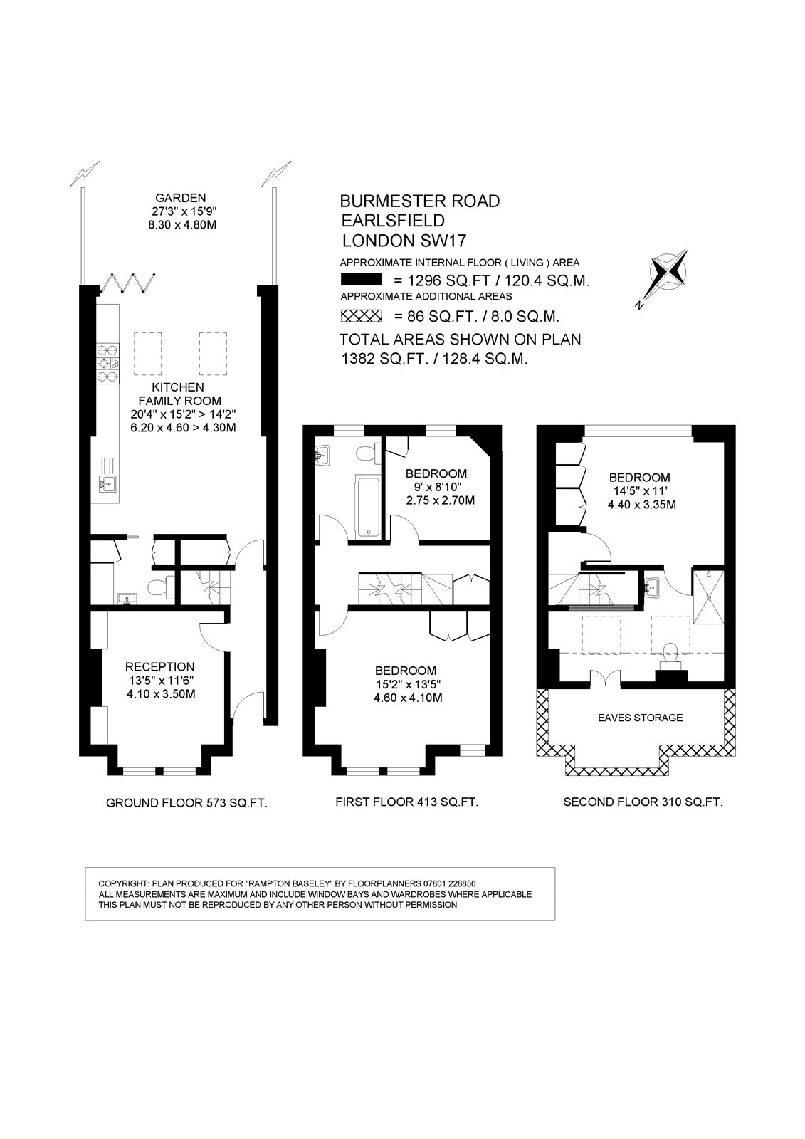 Burmester Road, London floorplan