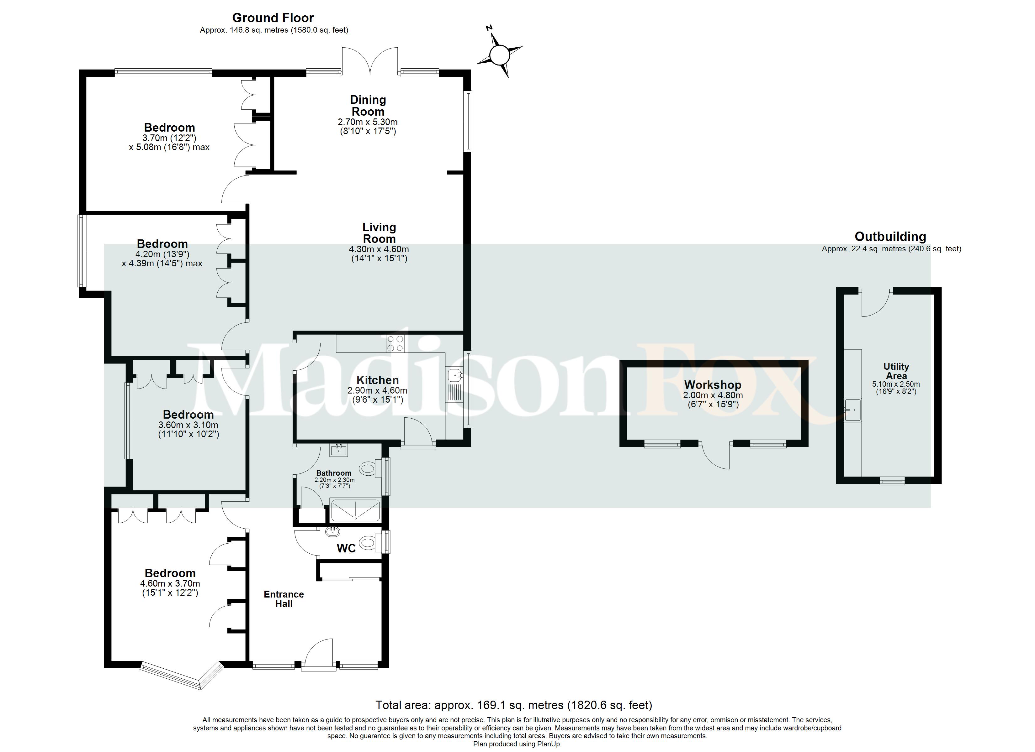87, Glengall Road, Woodford Green floorplan