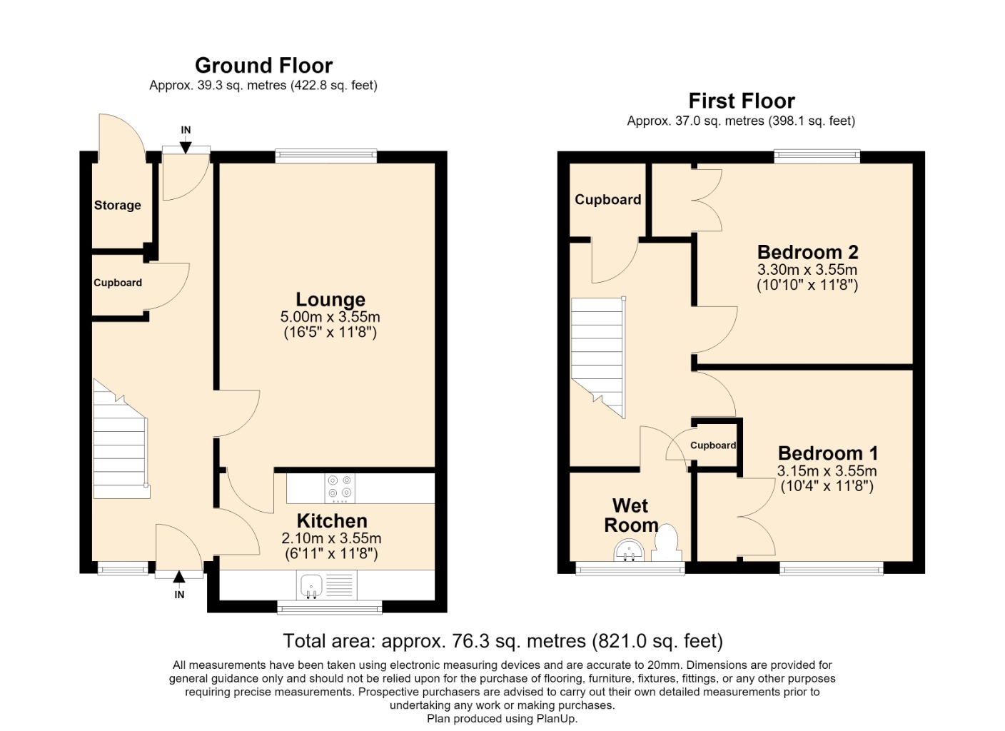 136, High Street, Dysart floorplan