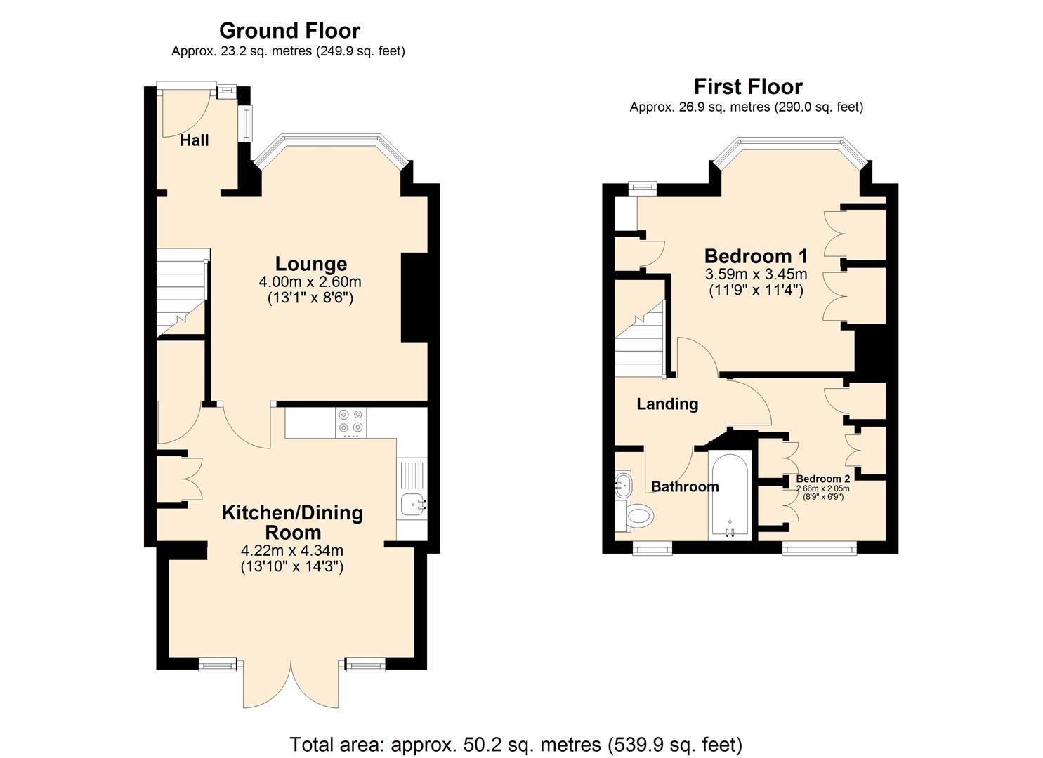 50, County Road South, Hull floorplan