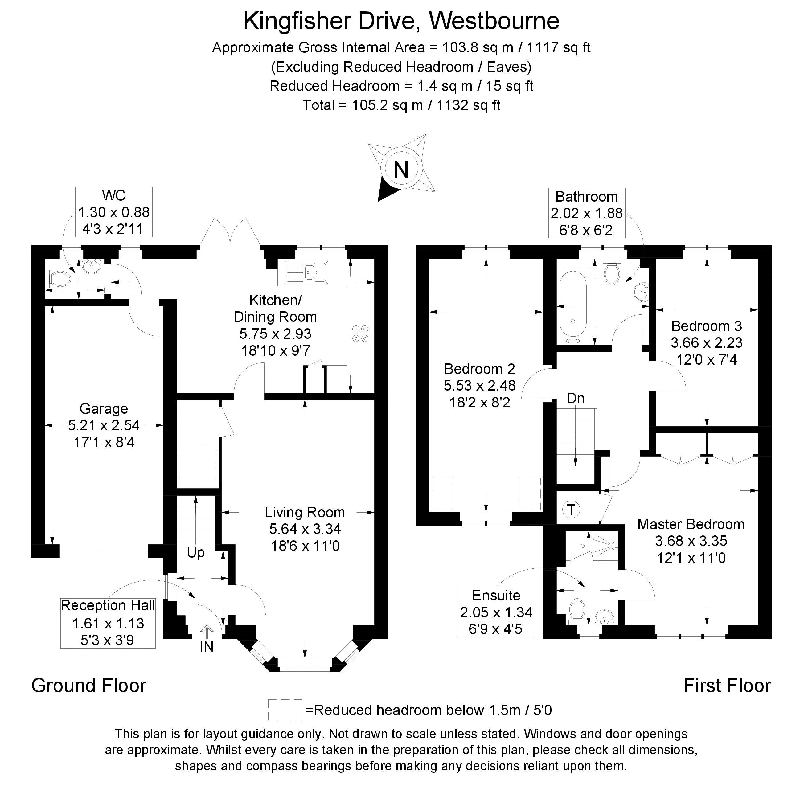 14, Kingfisher Drive, Westbourne floorplan