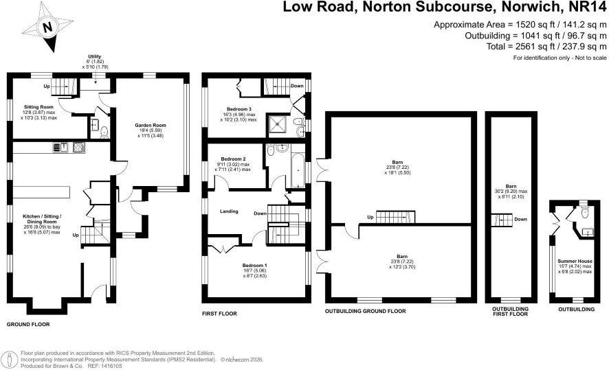 The Cottage, Low Road, Norwich floorplan