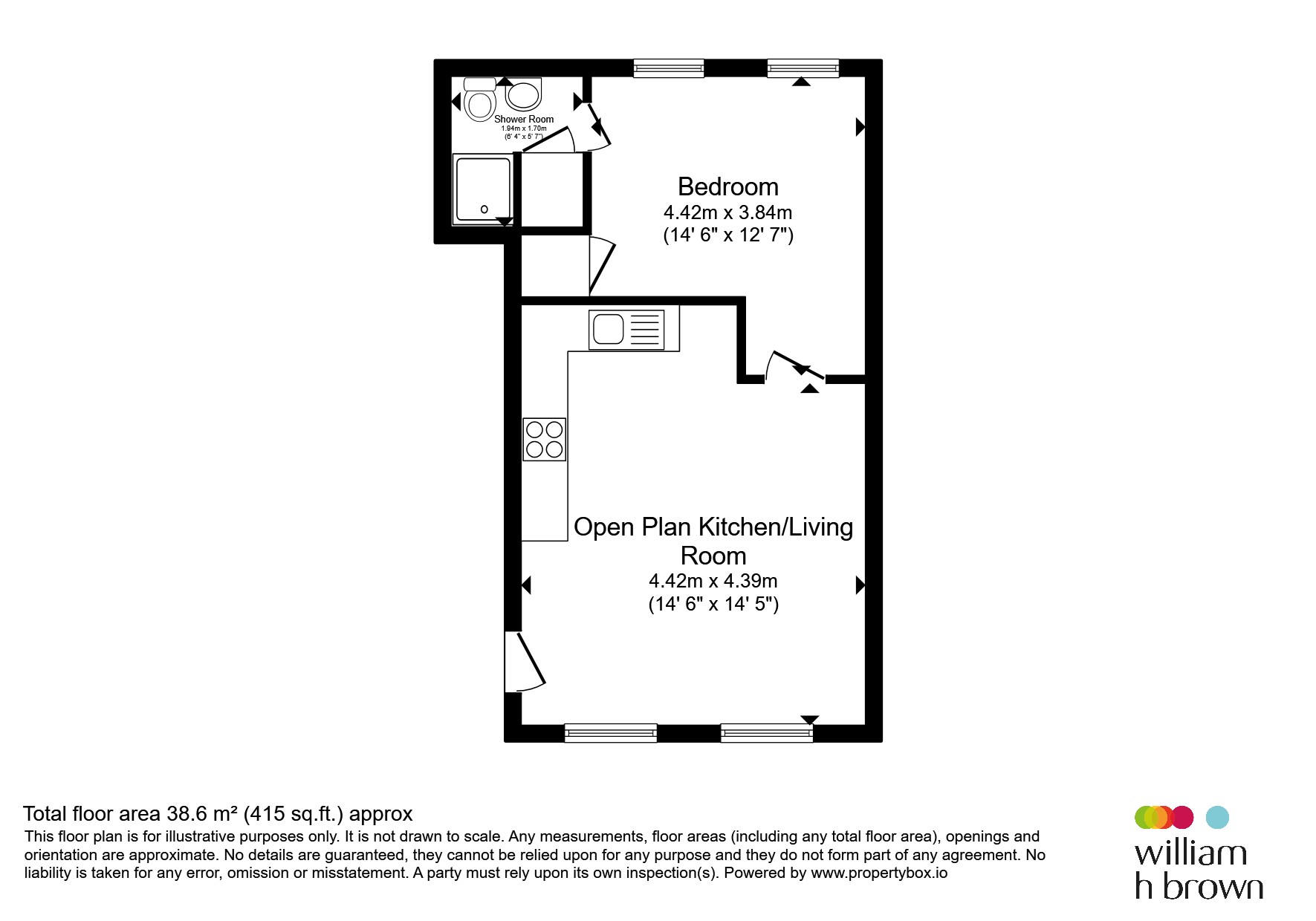 Flat 22, Turnpike Court, Norwich Road, Wisbech floorplan