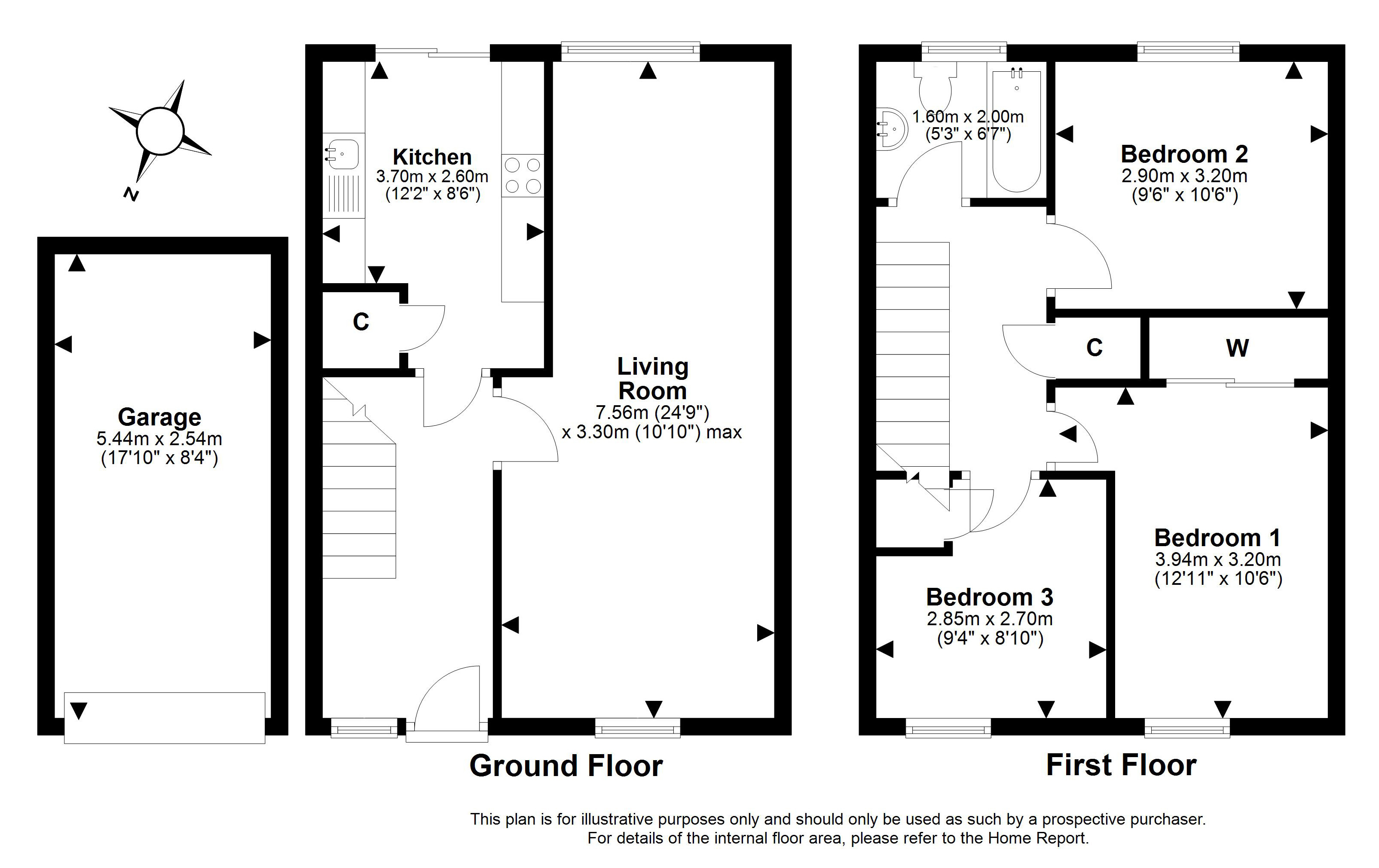 12, Buckstone Neuk, Buckstone, Edinburgh floorplan