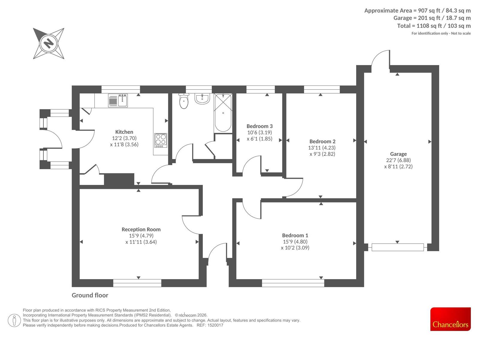 Little Acre,, Eardisley, Herefordshire, County floorplan