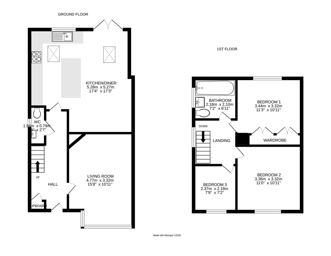 Caledonian Road, Stamford floorplan