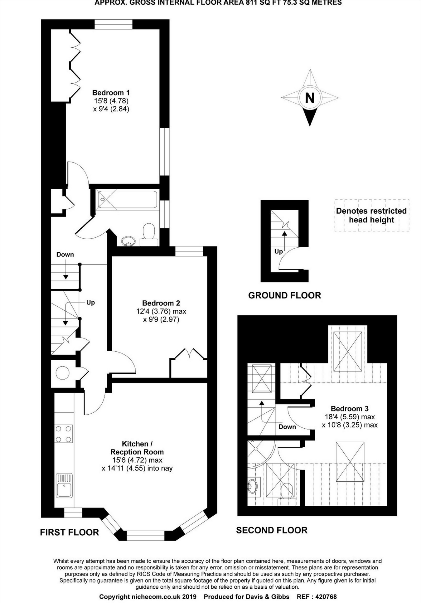 3 Bedrooms Flat for sale in Crewdson Road, London SW9