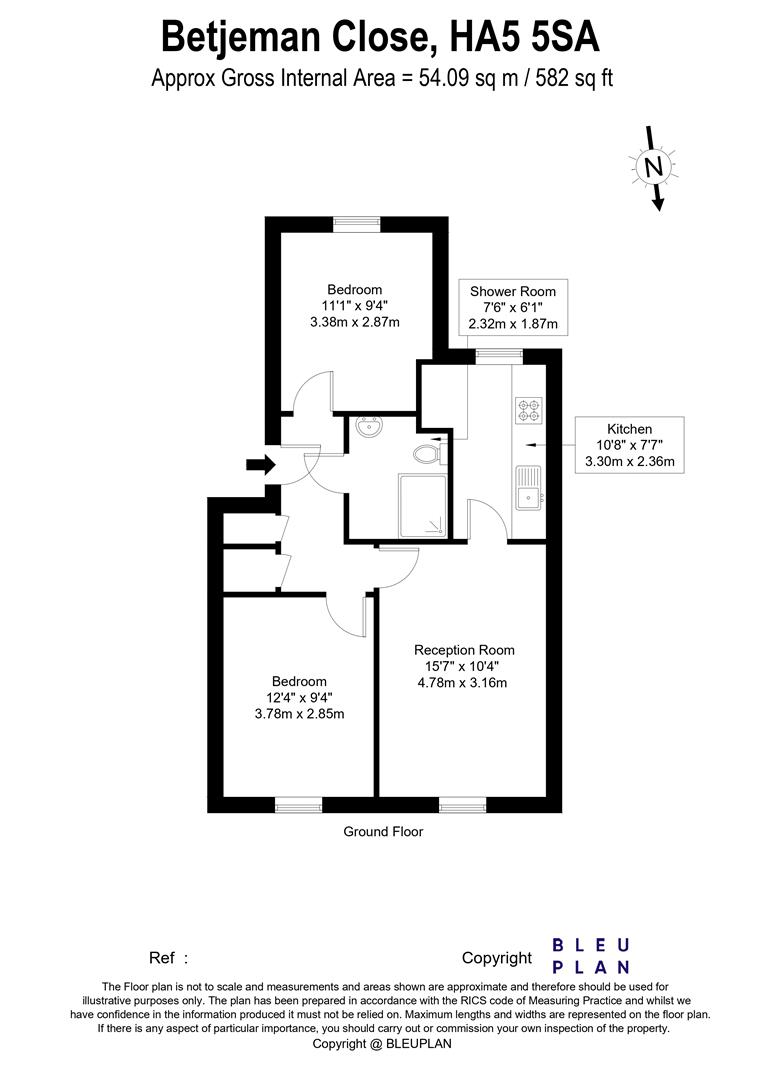 37, Betjeman Close, Pinner floorplan