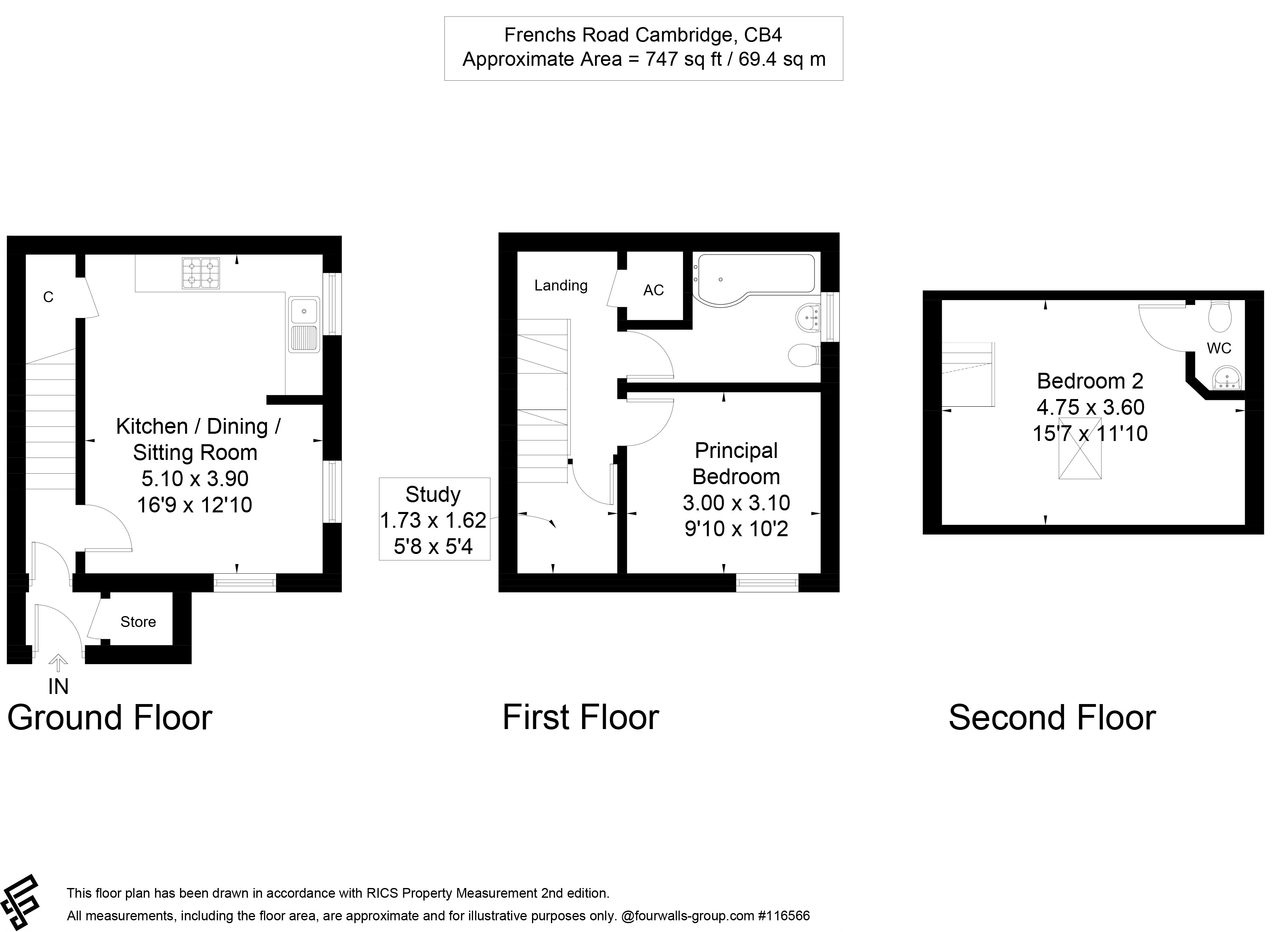 Frenchs Road, Cambridgeshire floorplan