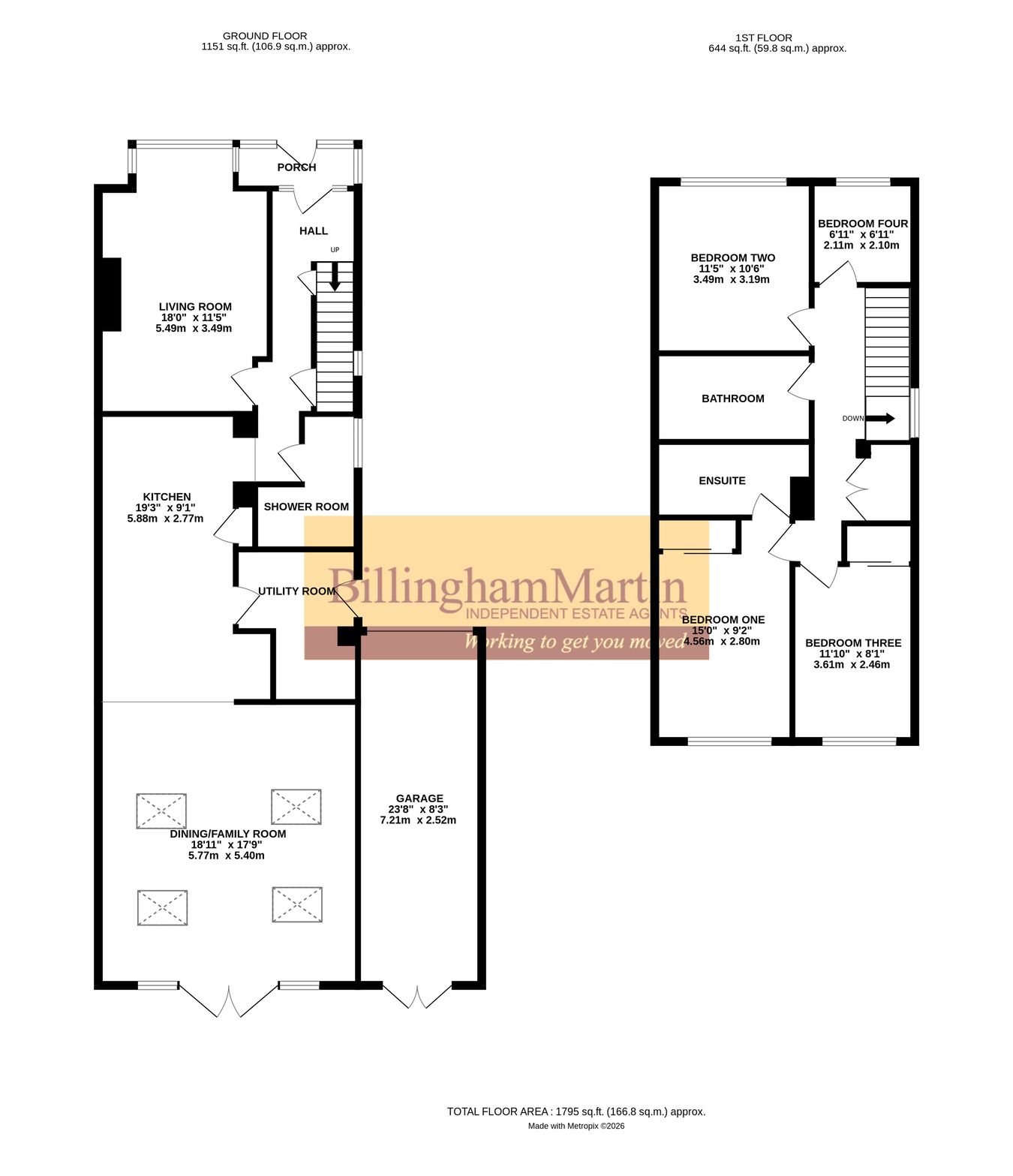 4, Chingford Avenue, FARNBOROUGH floorplan