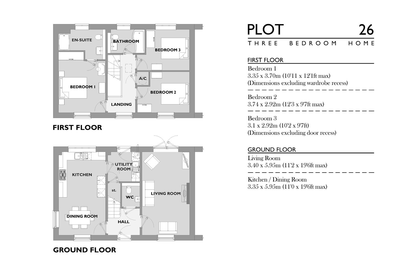 Plot 26, 6 Triffle Street, Dorchester floorplan