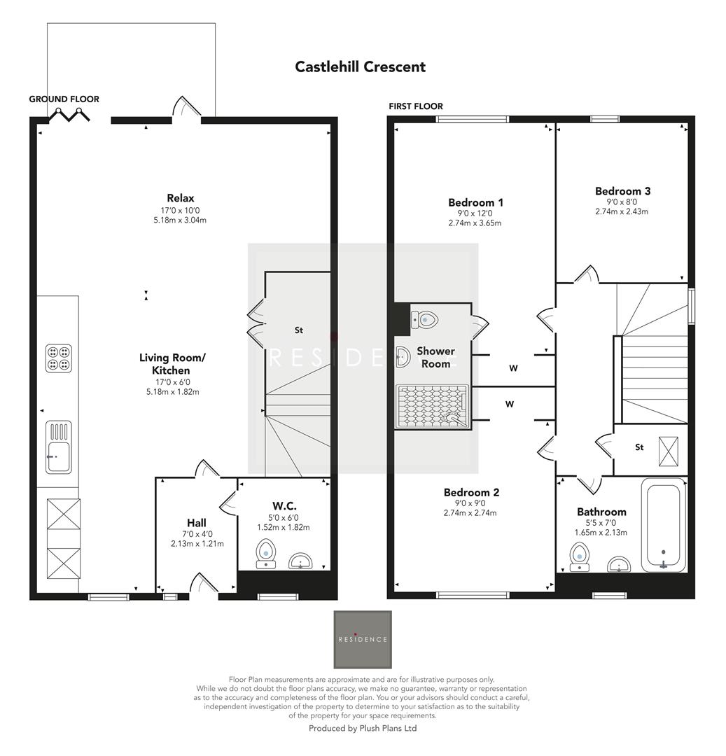 12, Castlehill Crescent, Hamilton floorplan