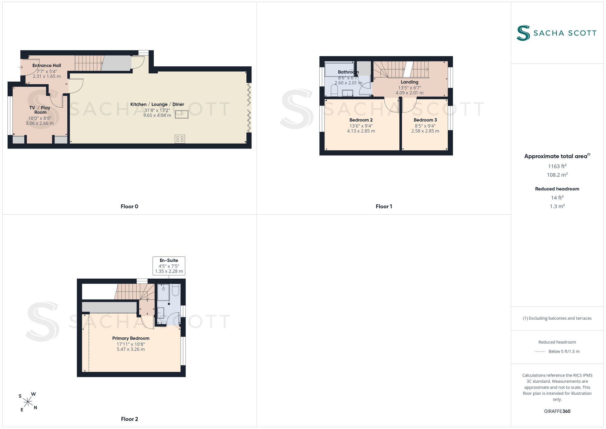 53a Nork Way, Banstead floorplan