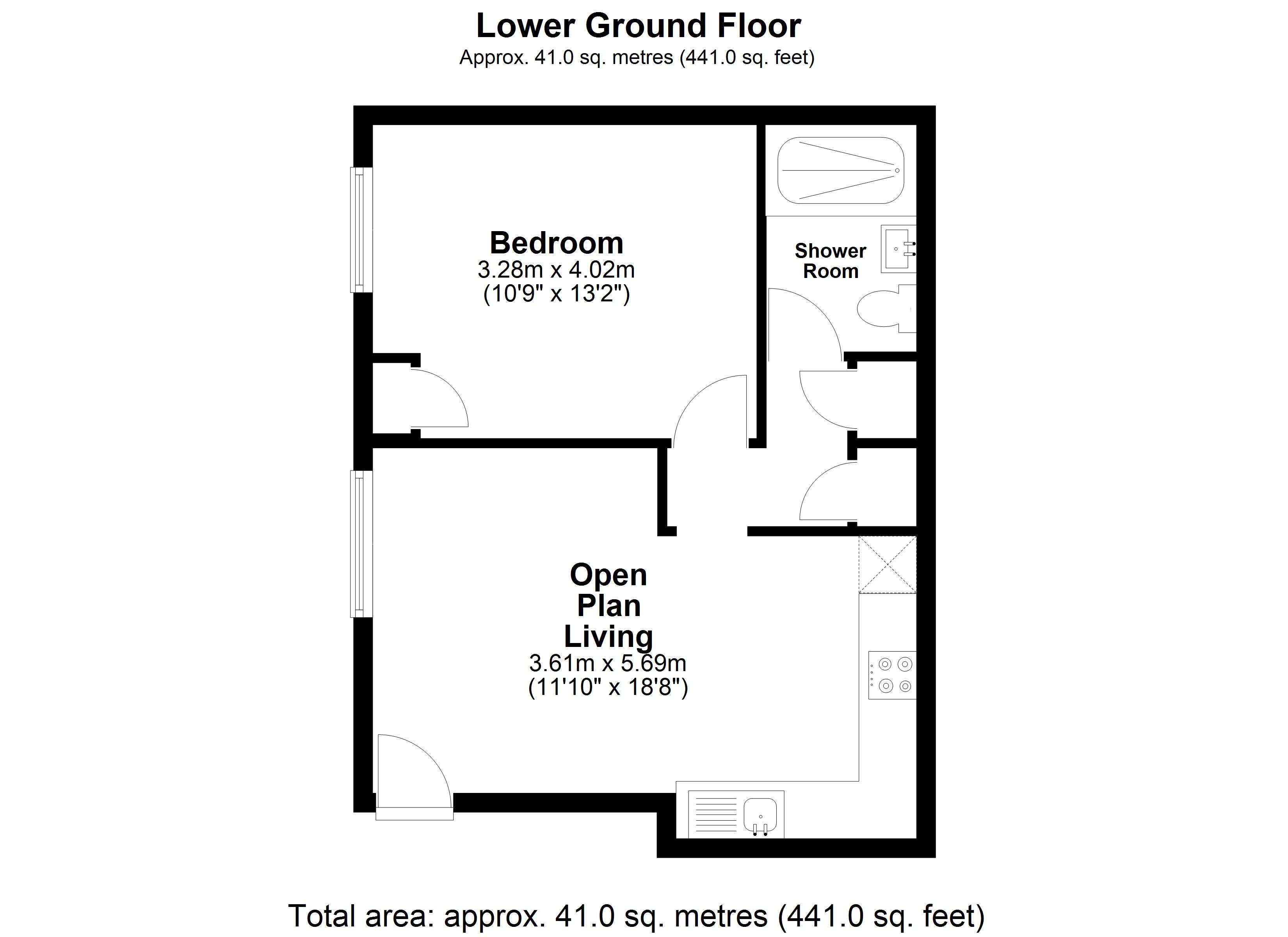 Flat 34, Chain Pier House, 46-48, Marine Parade, Brighton floorplan