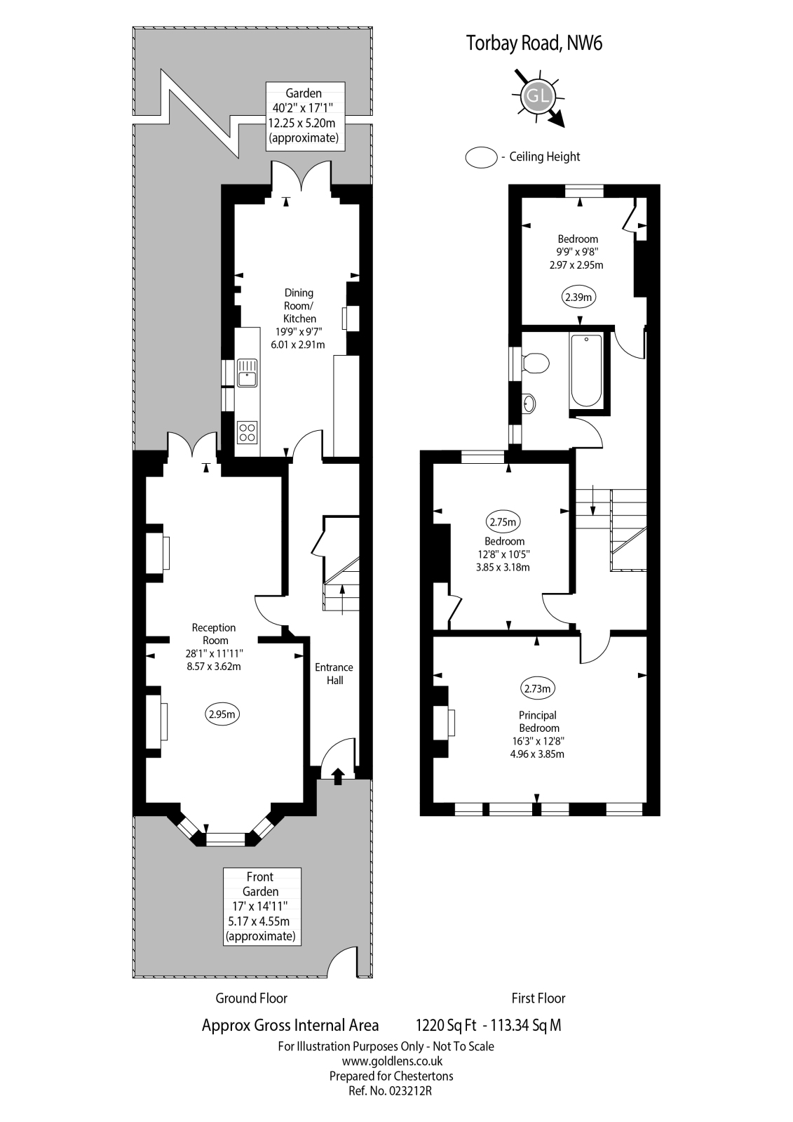 Torbay Road, Queens Park NW6, 3 bedroom terraced house for sale