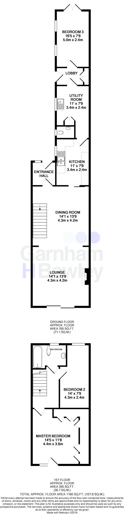 3 Bedrooms Terraced house for sale in West View Gardens, East Grinstead, West Sussex RH19