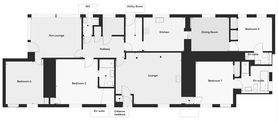 Faichem Lodge, Faichem, Invergarry floorplan