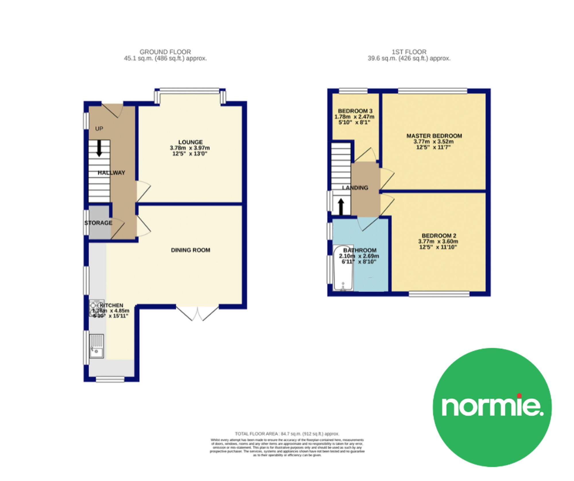 15 Willow Road, Manchester floorplan
