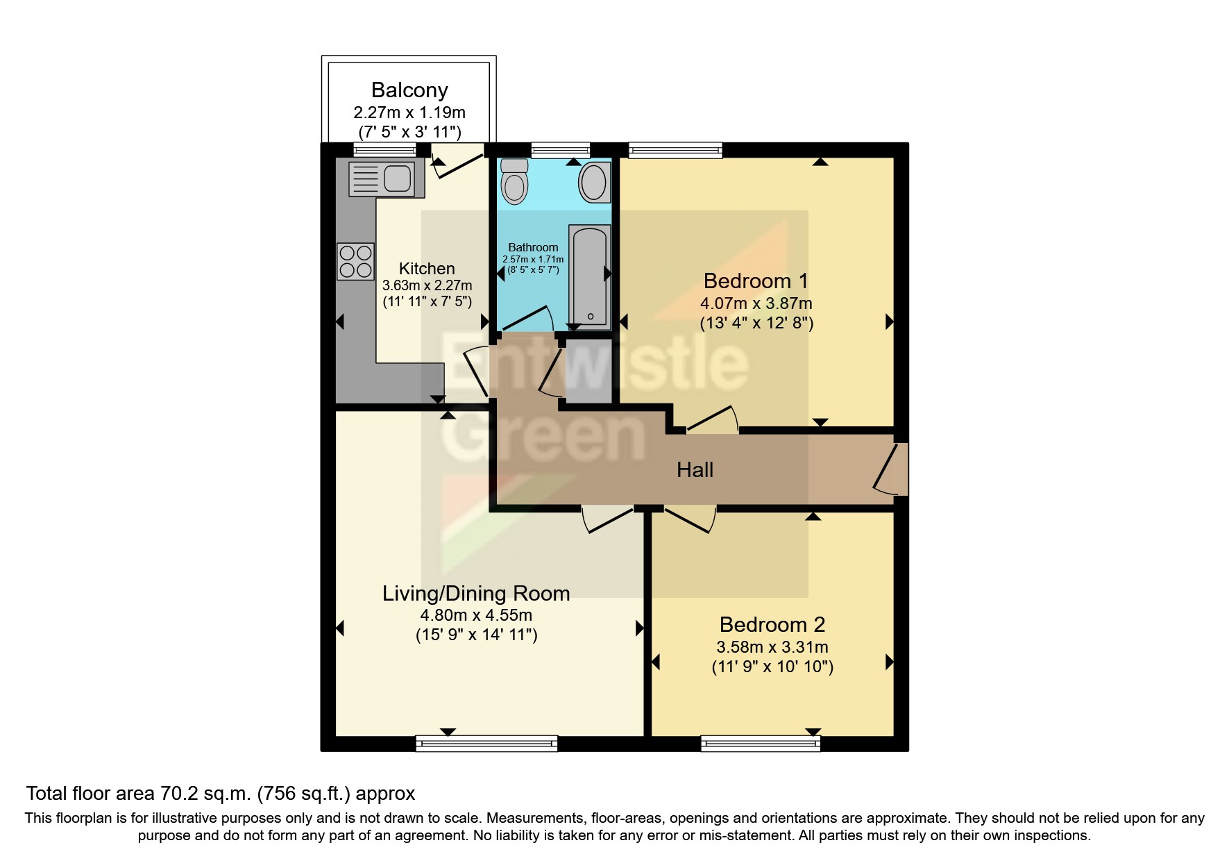 Blundellsands Road East, Liverpool L23, 2 bedroom flat for sale