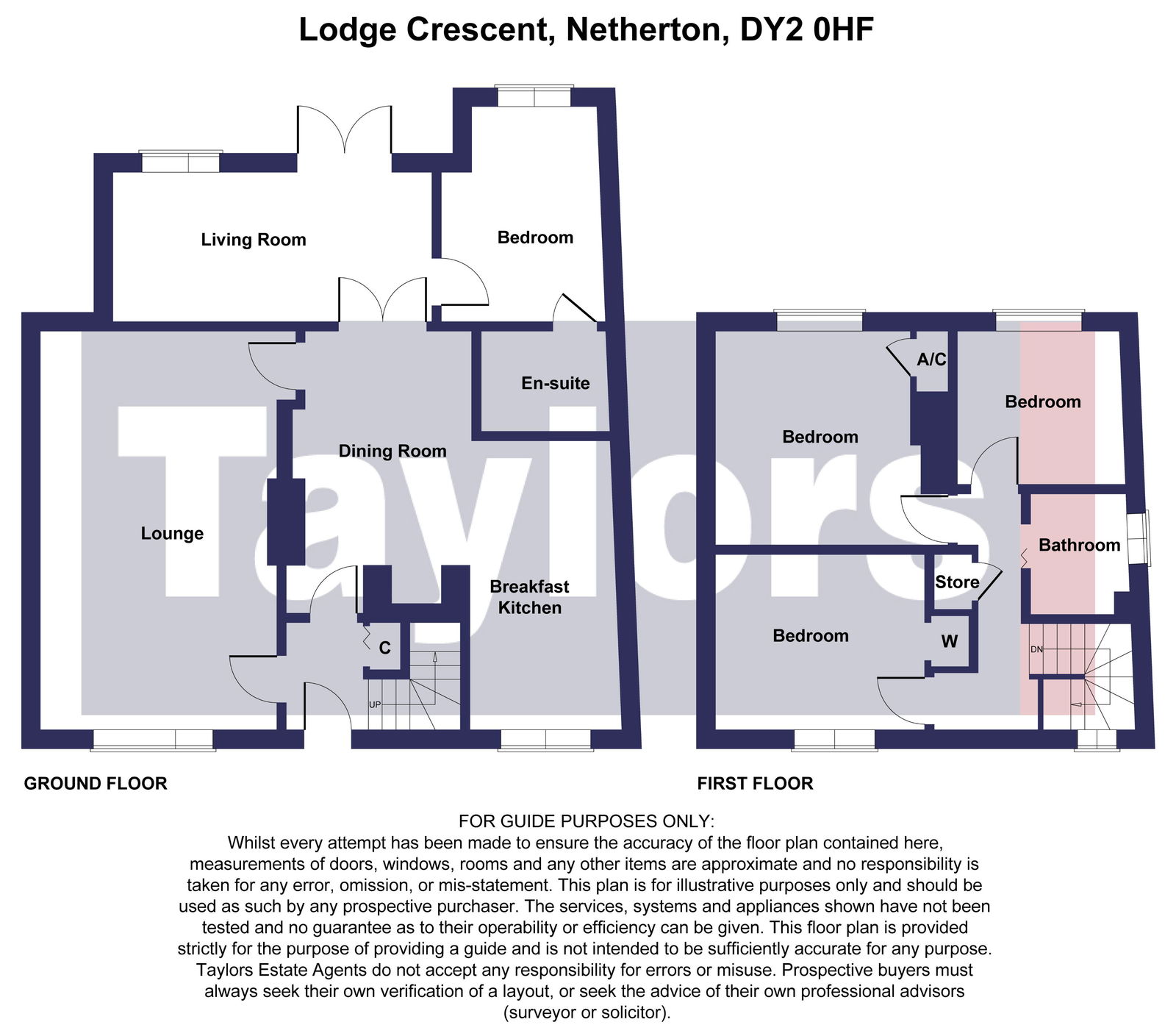 16, Lodge Crescent, Dudley floorplan