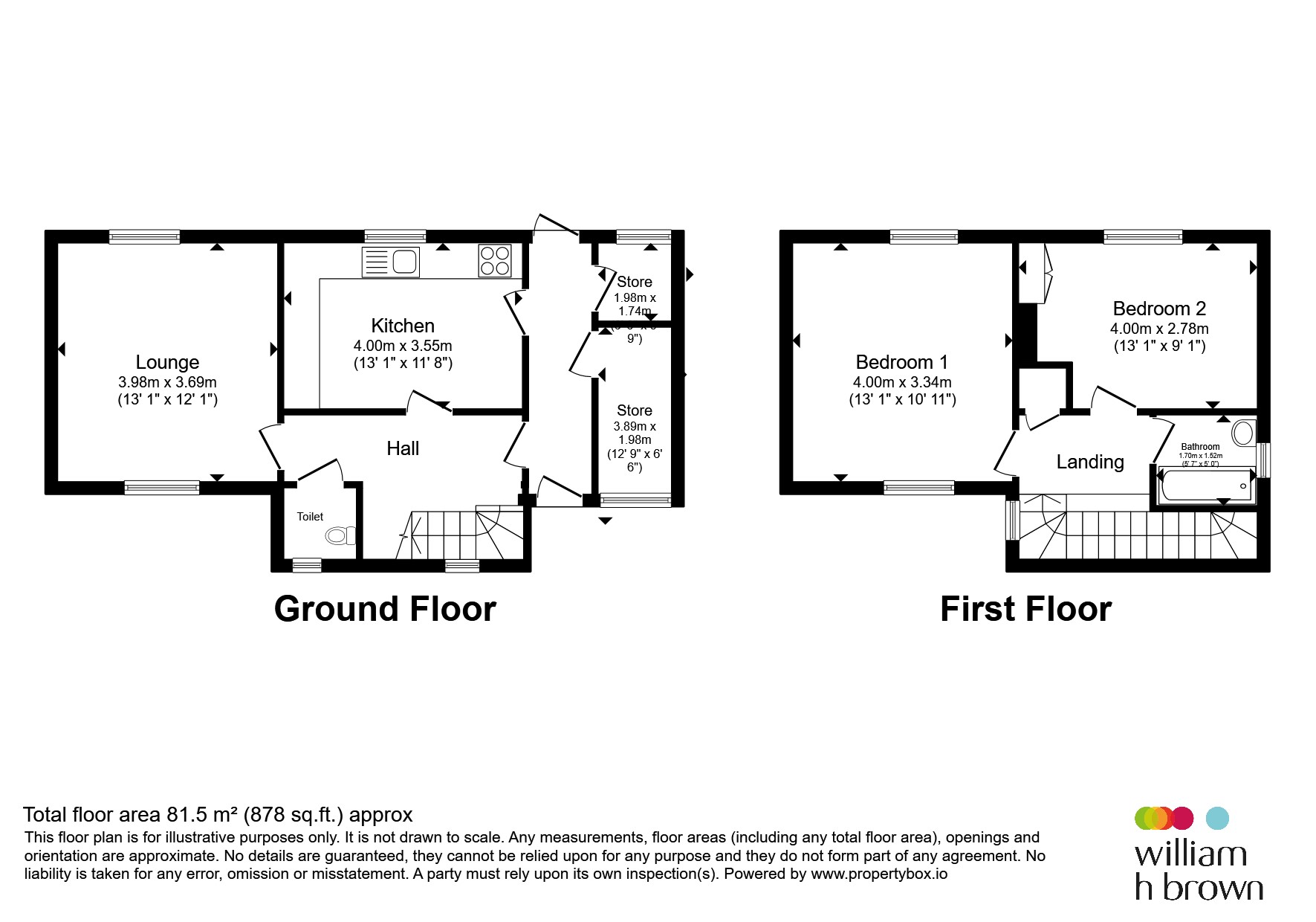 43, Chestnut Grove, Rotherham floorplan