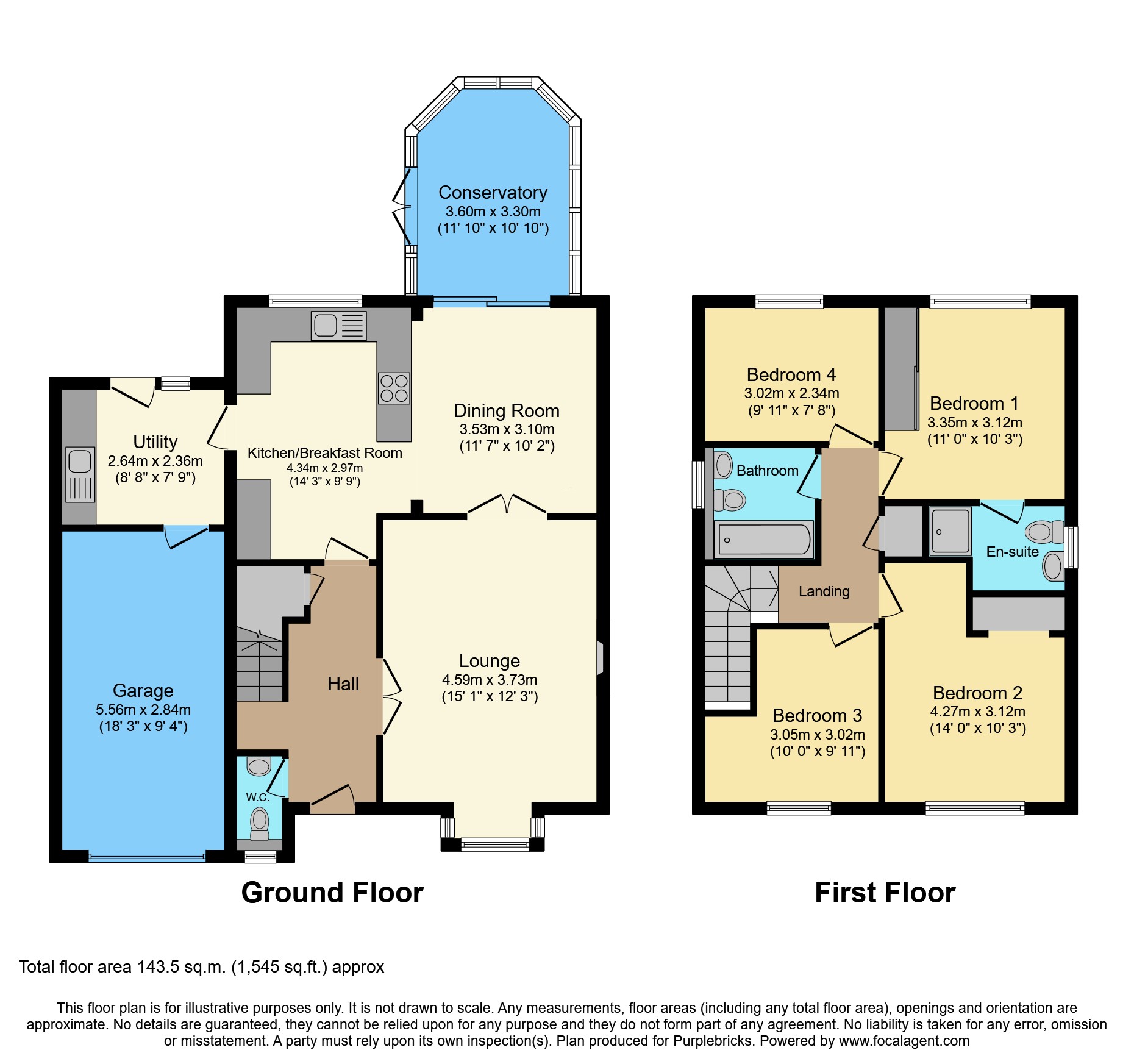 4, Fawler Mead, Bracknell floorplan