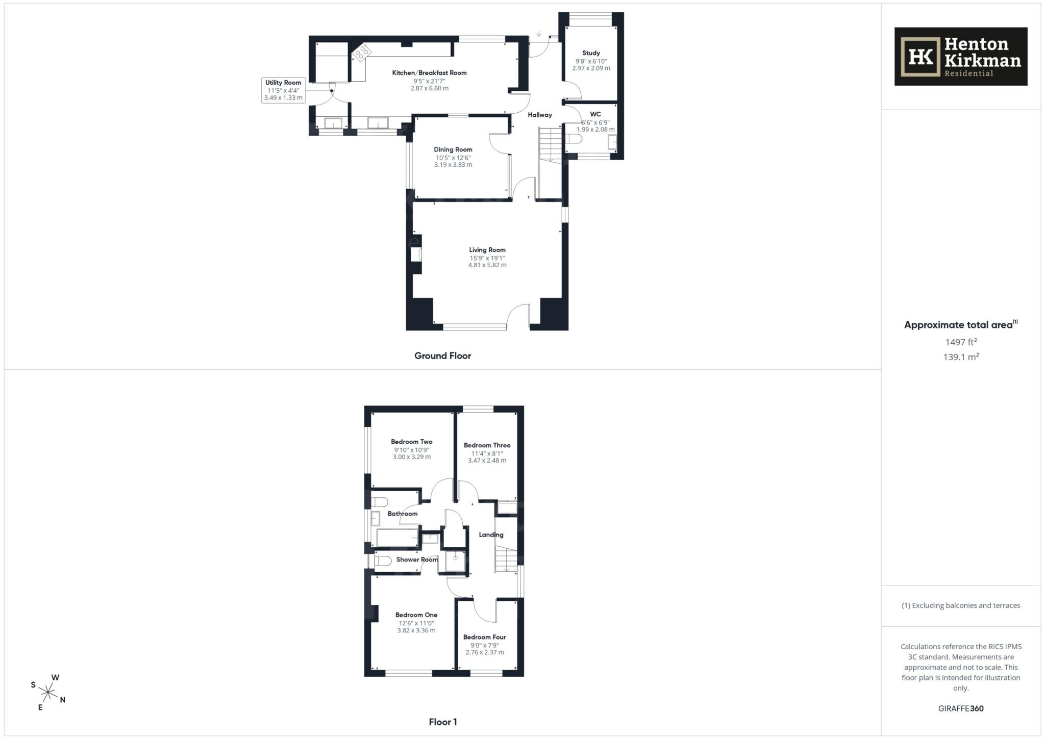 12, Mercer Road, Billericay floorplan