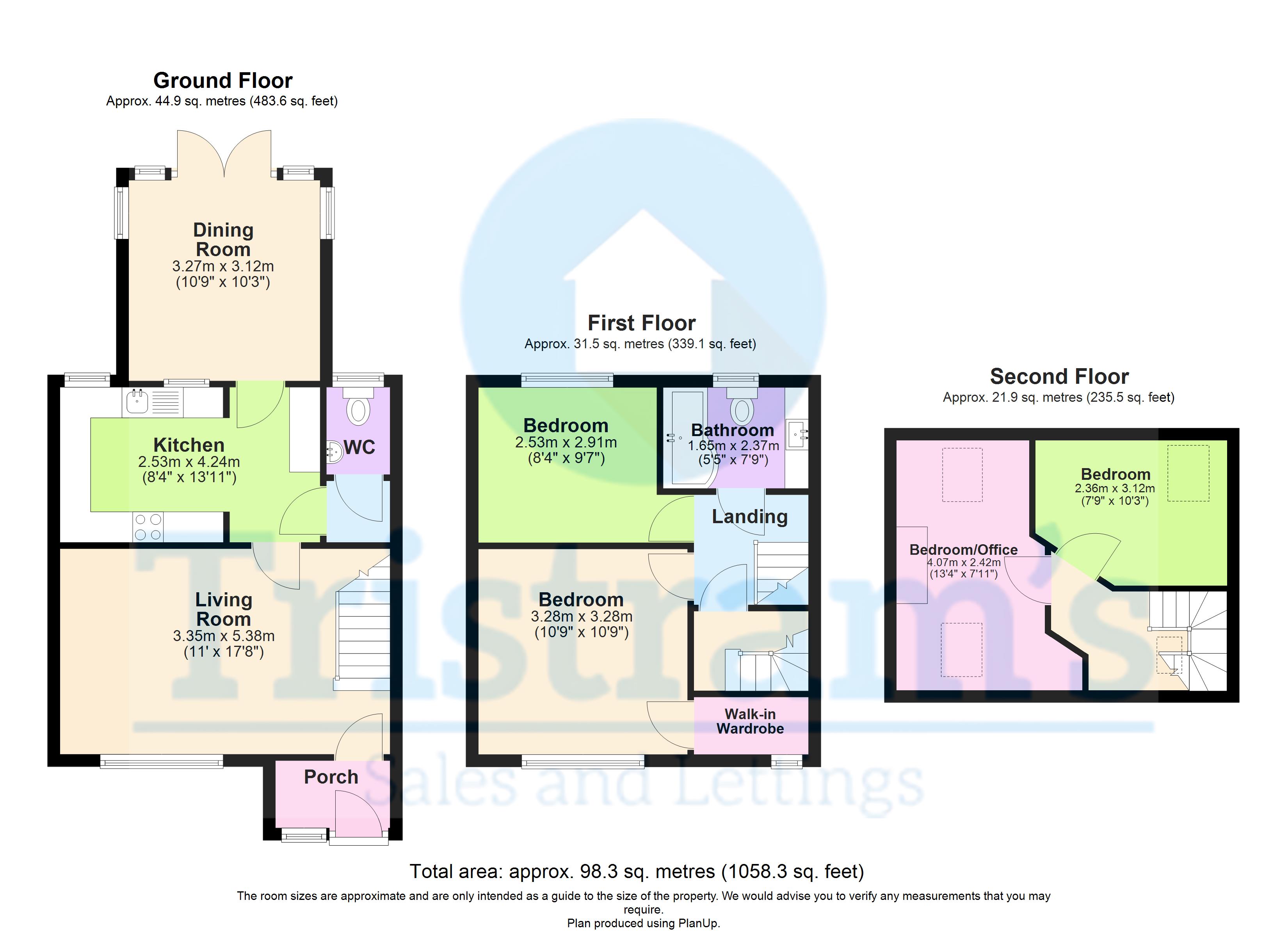 67, Deepdene Way, Nottingham floorplan