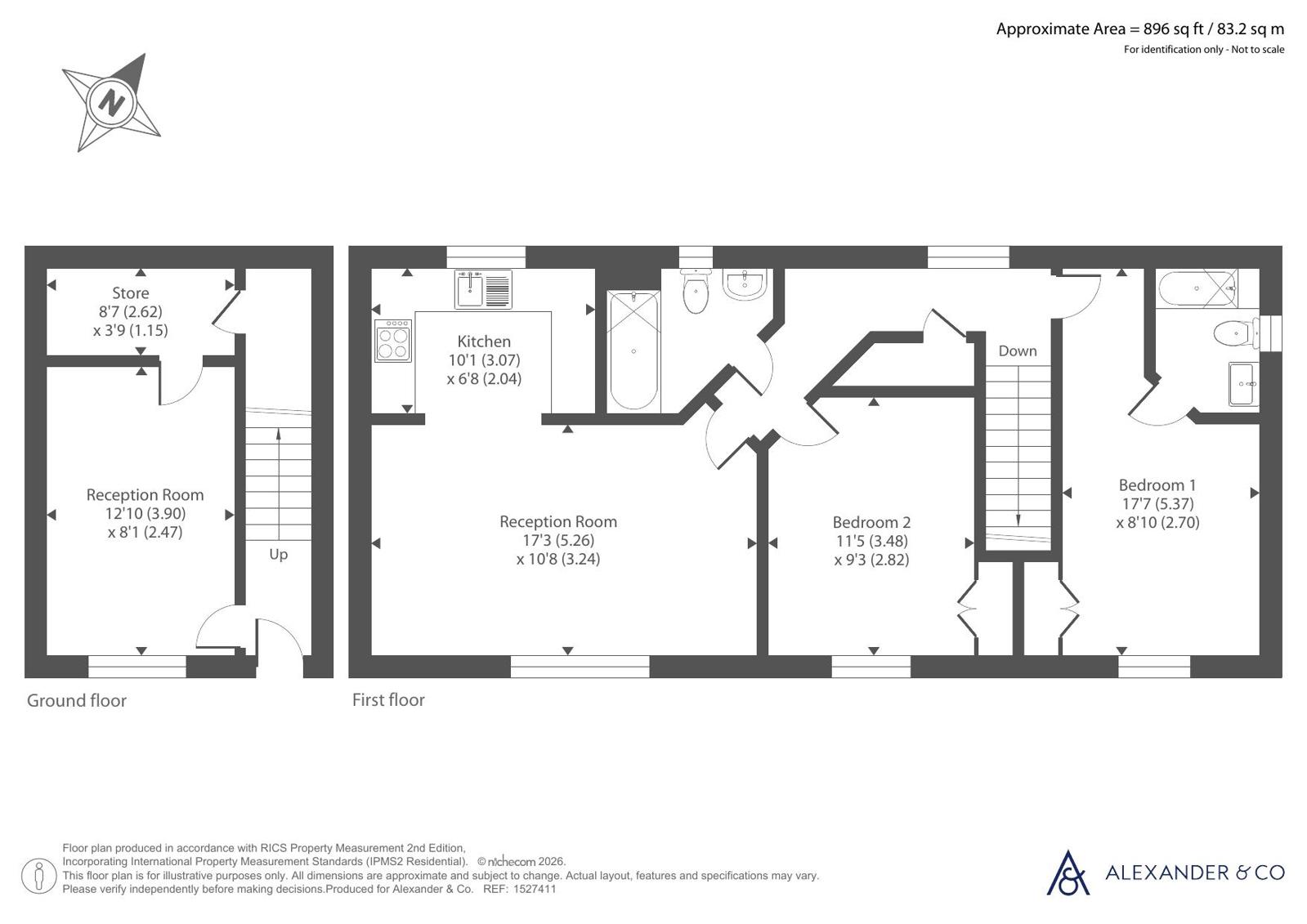 22, Vauxhall Way, Bedfordshire floorplan