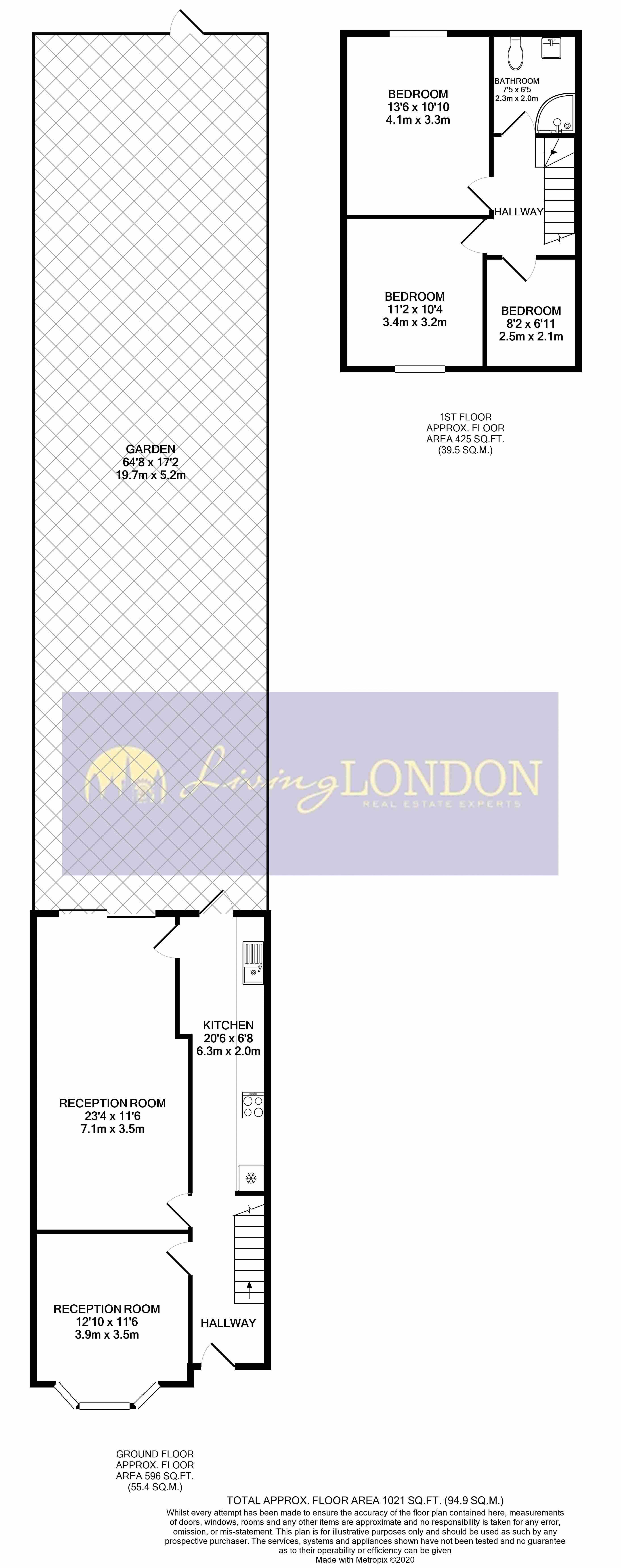 Lister Gardens, London N18, 3 bedroom terraced house for sale