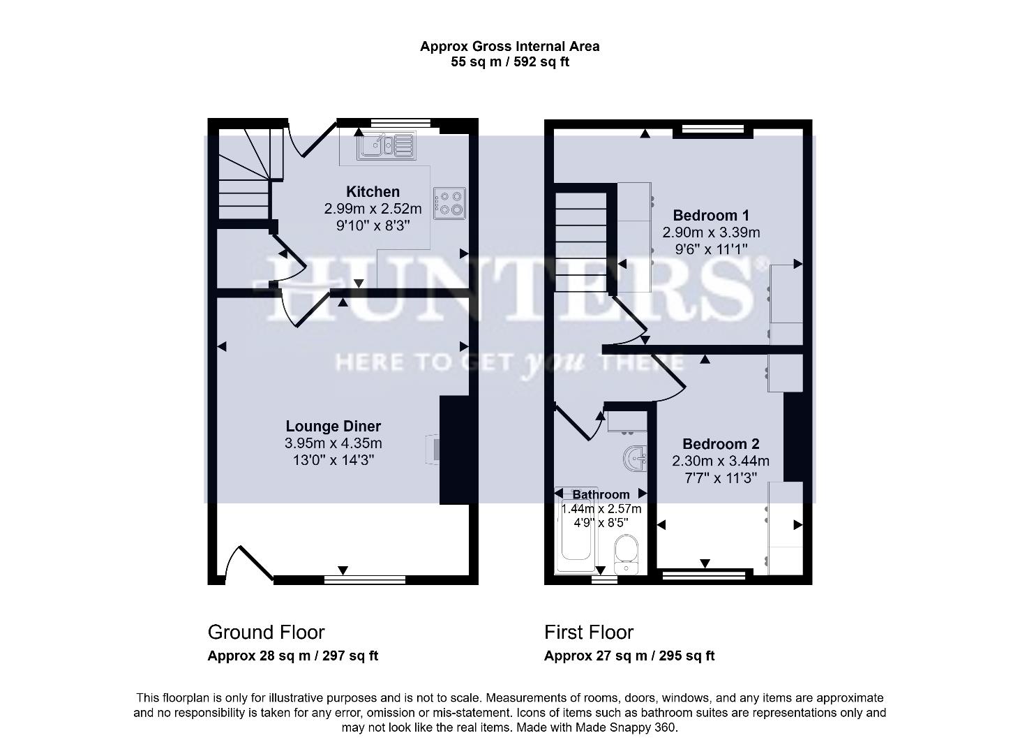 Woodhall Avenue, Bradford floorplan