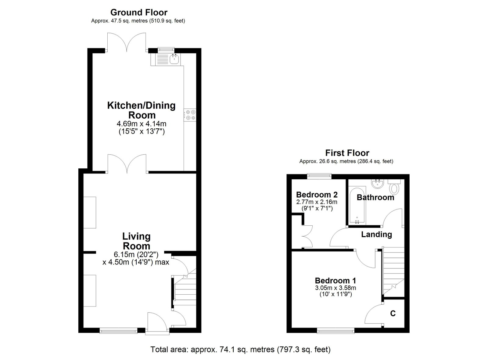 5, New Street, Melton Mowbray floorplan