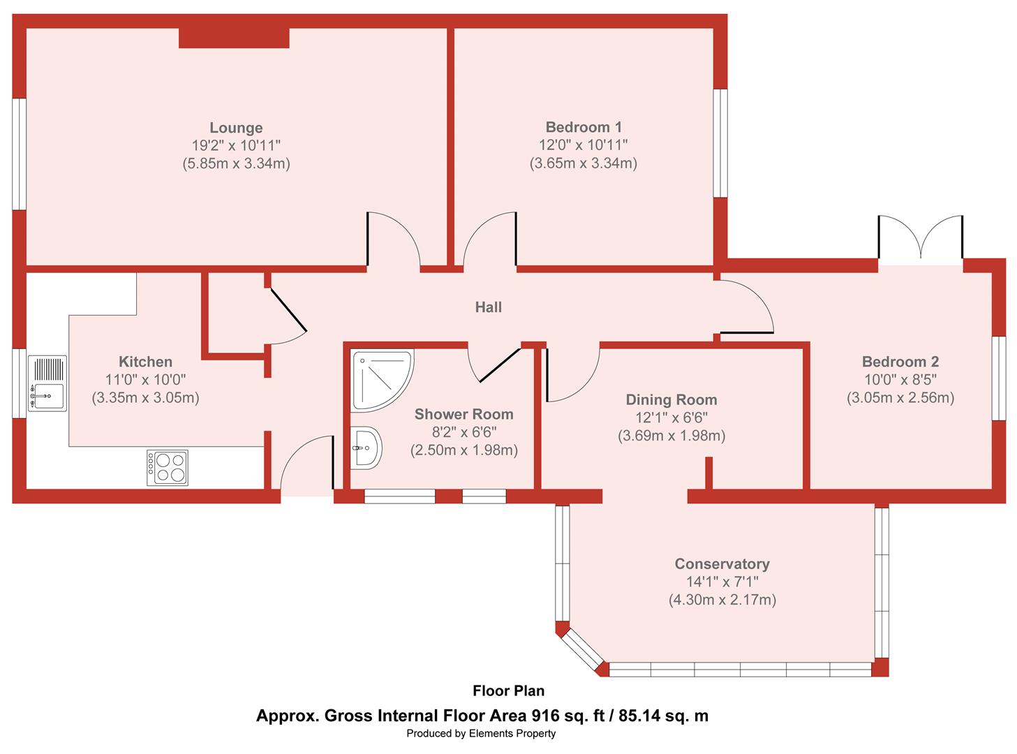 8, Yarrells Close, Poole floorplan
