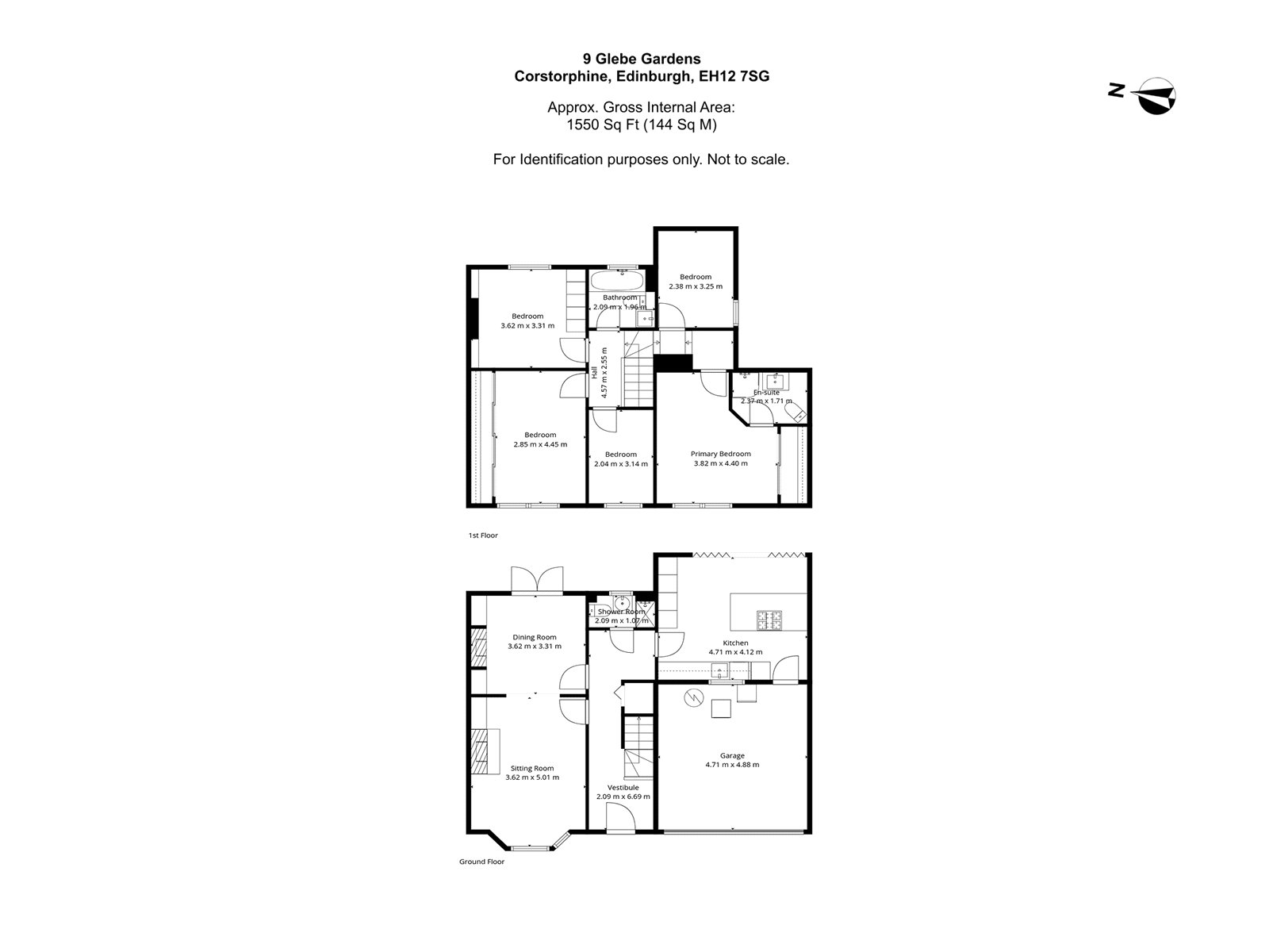9, Glebe Gardens, Edinburgh floorplan