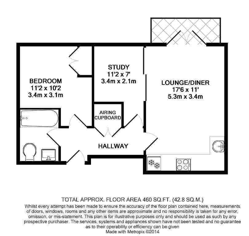 1 Bedrooms Flat to rent in Jefferson House, Park Lodge Avenue, West Drayton UB7