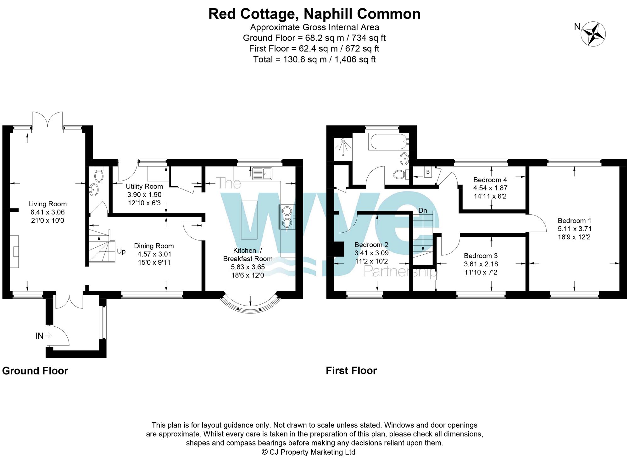 Red Cottage Naphill Common, High Wycombe floorplan