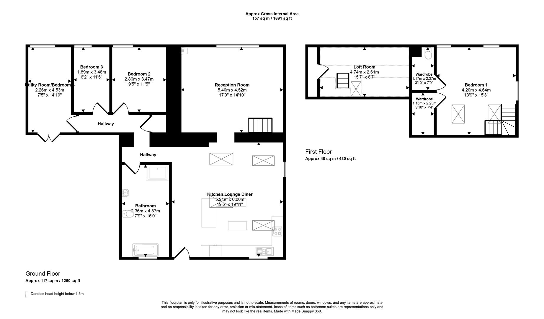 The Coach House, Flether Hill, Haverfordwest floorplan