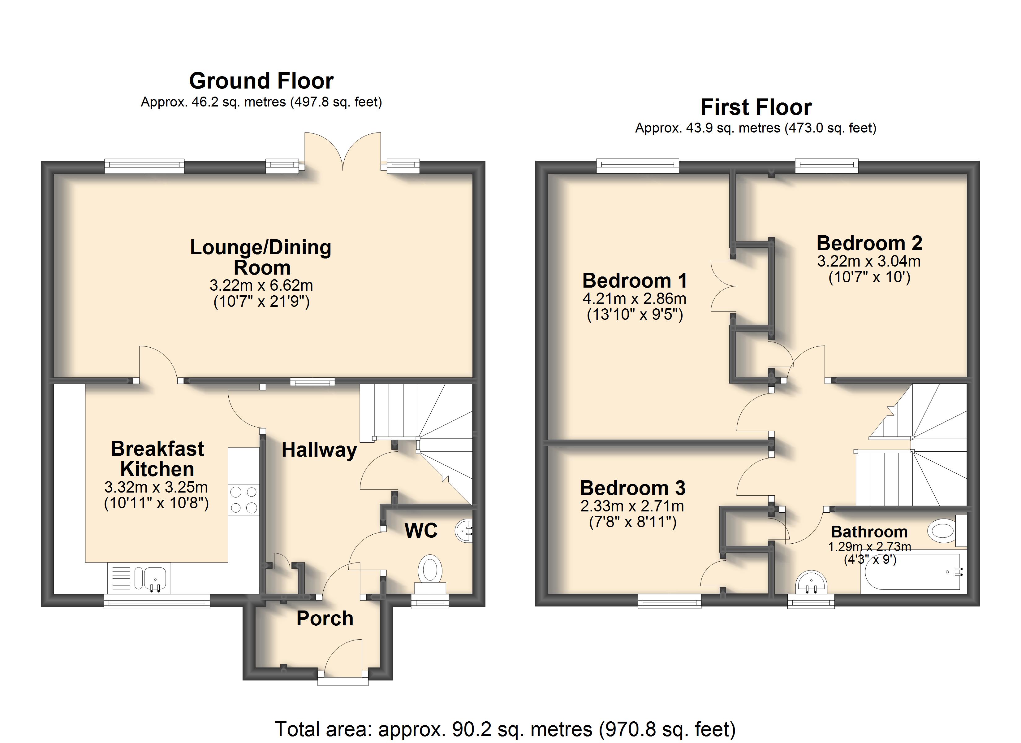 3 Bedrooms Terraced house for sale in Woodfarm Place, Sheffield S6