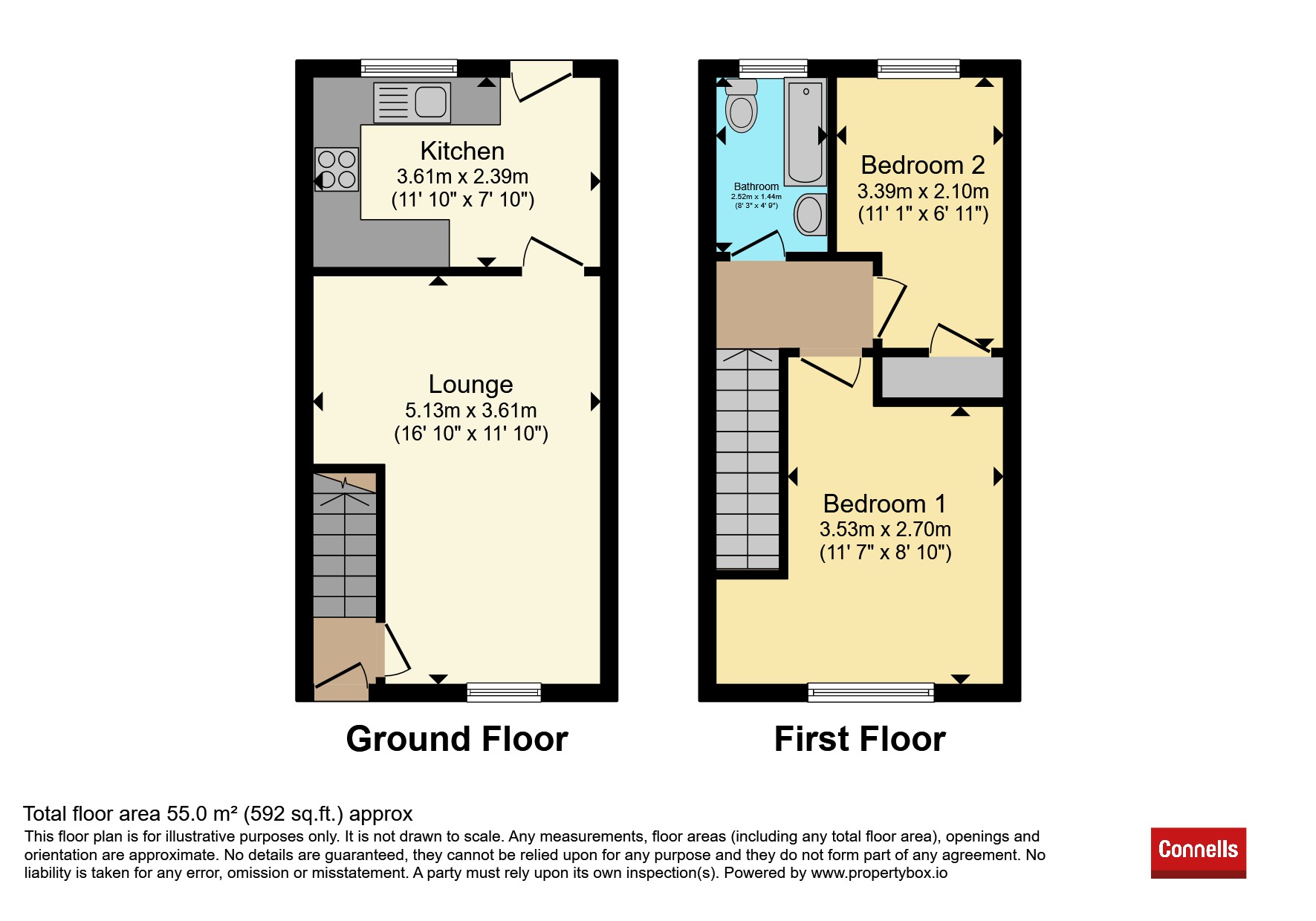 34, Three Corners Road, Oxford floorplan