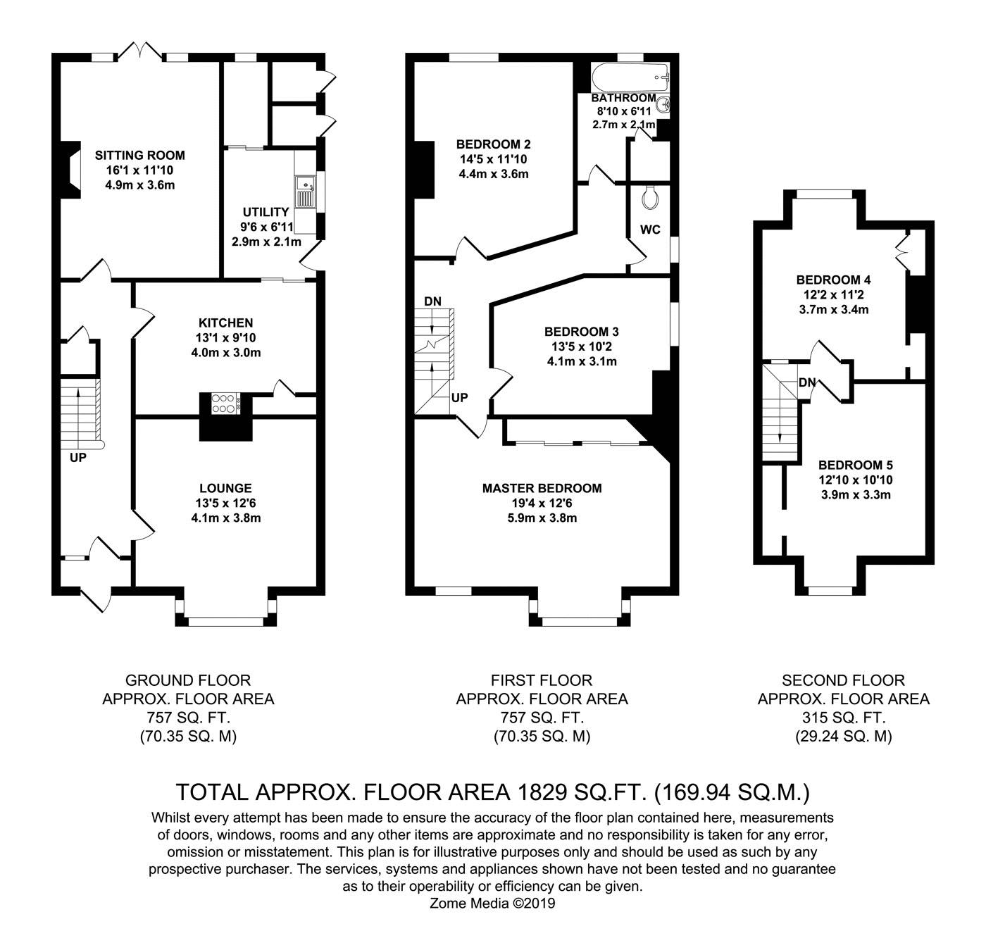 5 Bedrooms Semi-detached house for sale in The Drive, Tonbridge TN9