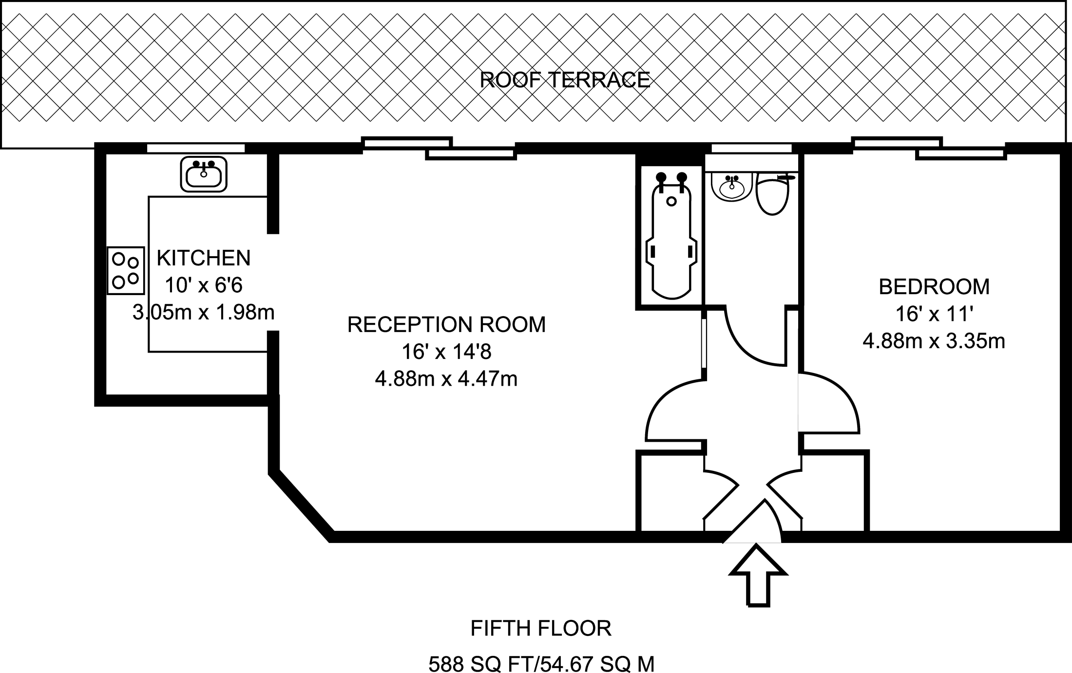 1 Bedrooms Flat to rent in City Road, Islington EC1V