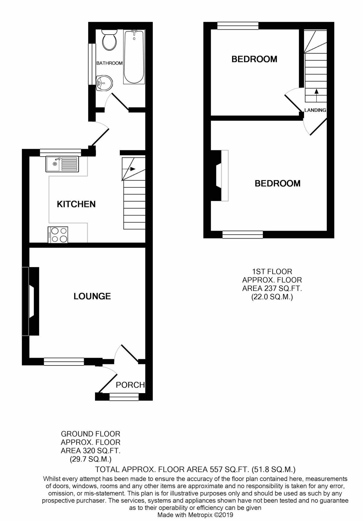 2 Bedrooms Terraced house for sale in Station Road, Harpenden AL5