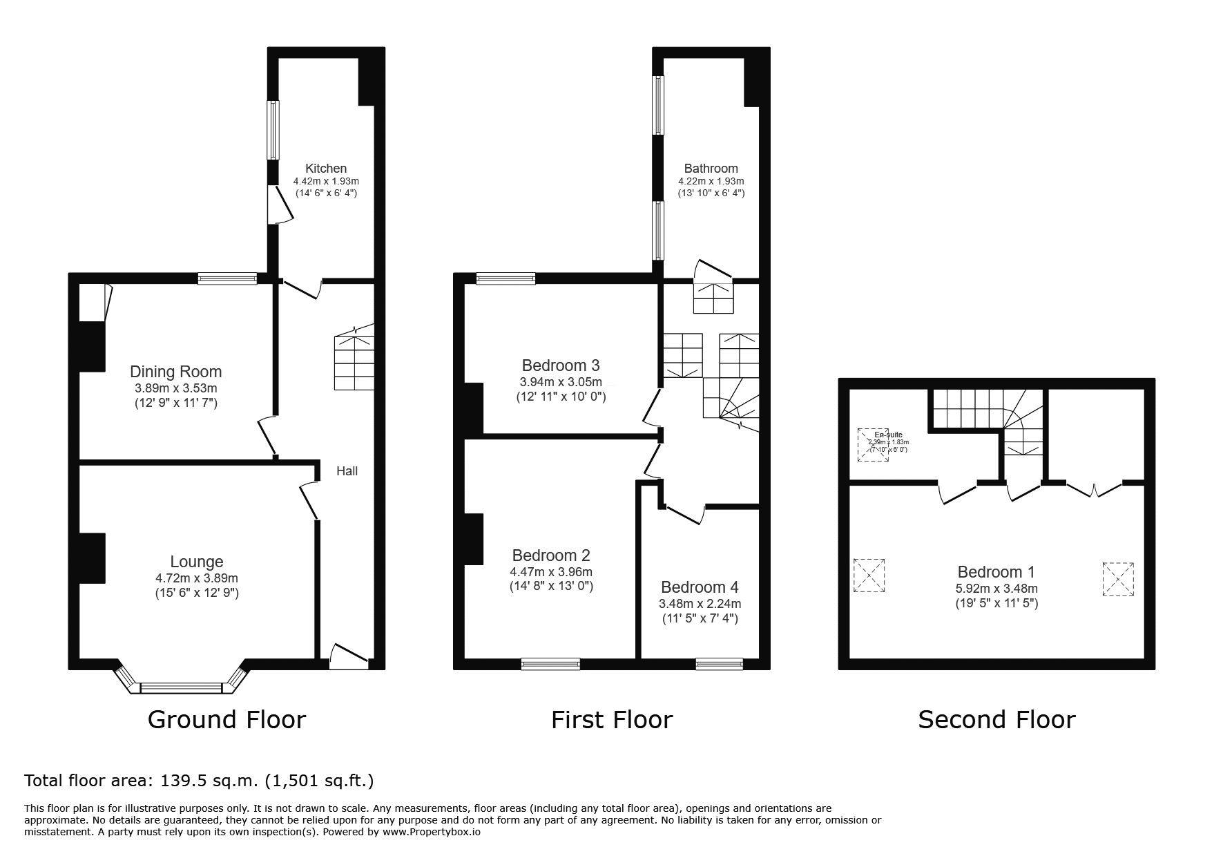 8, Hood Street, Morpeth floorplan